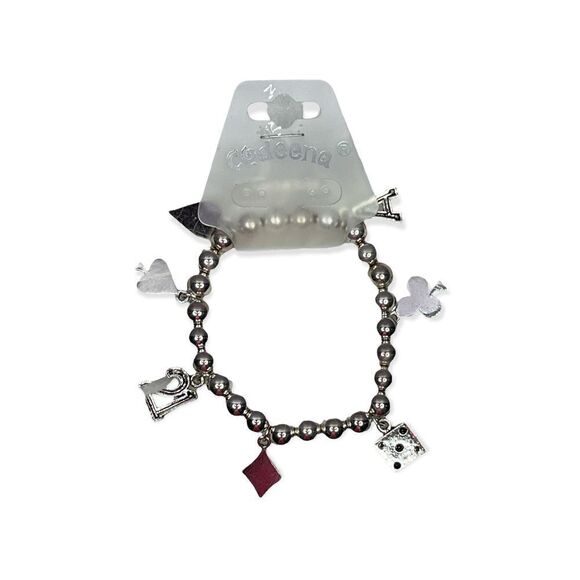 Codeena Poker Dice Charm Bracelet - Picture 1 of 5
